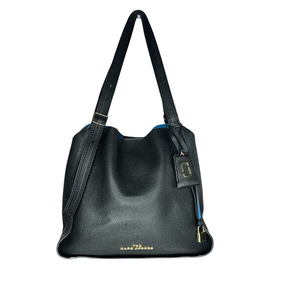Marc Jacobs Handbags - Marc Jacobs The Director Black Pebbled Leather Hand Shoulder Bag Purse Tote